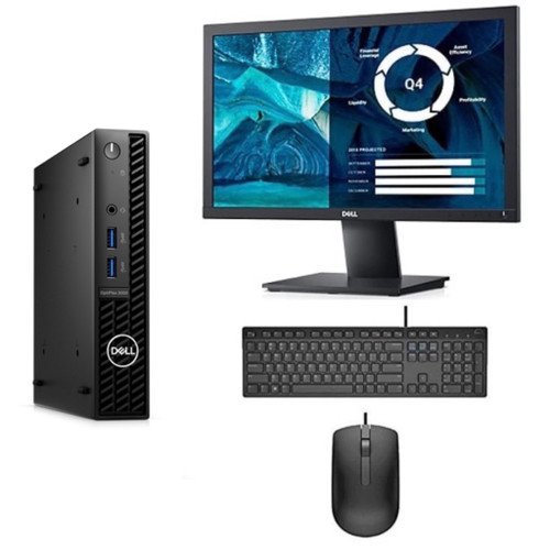 Computadora Dell OptiPlex 3080 Micro + Monitor 2020H