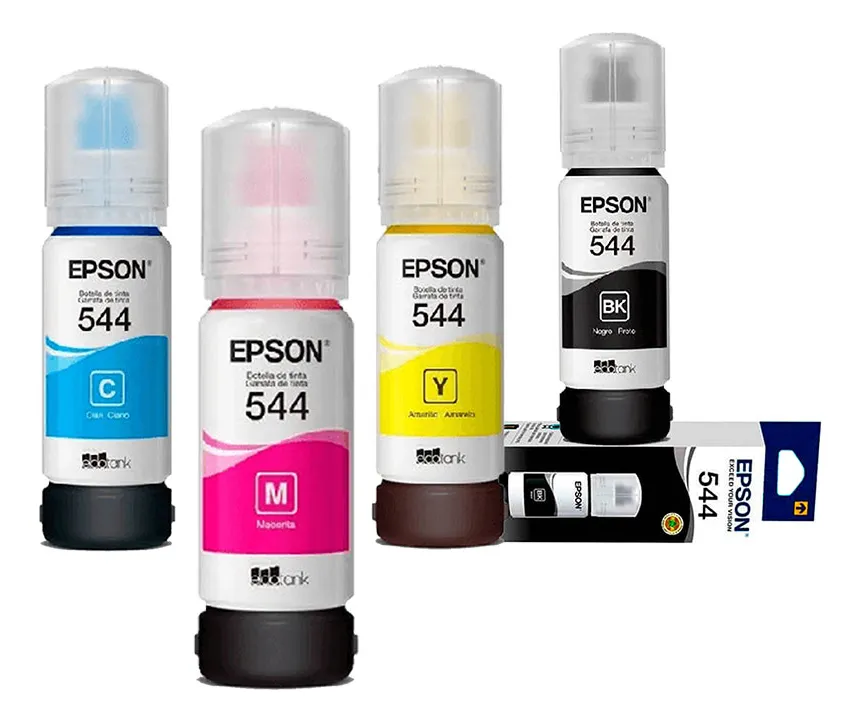 Oferta 4 Botellas De Tinta Original Epson T544